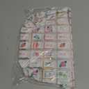 Sanwuta Soft American Mahjong Tiles Bag Thickened Mahjong Makeup Bag Gifts for Women Mah-Jong Lovers Accessories 13 x 7.8 x 3.2 Inches(Clear Tiles)