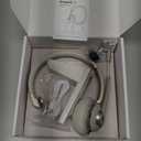 Bluetooth Headset, Wireless Headphones with Microphone Noise Canceling & USB Dongle, V5.0 Trucker Bluetooth Headset with Mic Mute & Charge Dock for PC/Laptop/Phone/Meeting/CallCenter/Office Gold