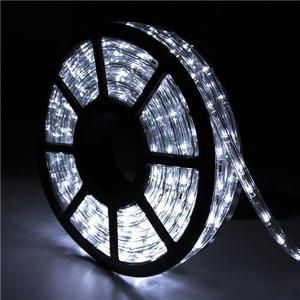 Led Rope Lights 100Ft 1080 LEDs Waterproof Indoor Outdoor Party Decorative Lighting Flexible Strip Light (Cool White)