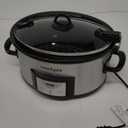 Crock-Pot 6 Quart Cook & Carry Programmable Slow Cooker with Digital Timer Stainless Steel (CPSCVC60LL-S) pack of 1