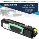 LCL Compatible Toner Cartridge Replacement for Dell 1700 310-5400 310-5402 310-7039 310-7022 310-5399 310-7023 310-7025 310-5401 310-7038 310-7020 310-7040 6000 Pages 1700N 1710N 1710 (1-Pack Black)