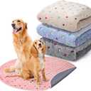4 Pack Round Washable Pee Pads 36 inch for Dog Cat Pee Pads Reusable Pet Training Pads Absorbent Round Whelping Pads Floor Pads Dog Bed Mat Puppy Pee Pads for Crate Potty Kennel Playpen.