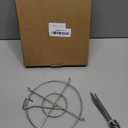 Stainless Steel Skewer Holder  12Metal Kabob Rack with Vertical Air Fryer Stand, Dishwasher-Safe for Meat/Seafood/Veggies, Universal Grill Accessories (01-Heighten)