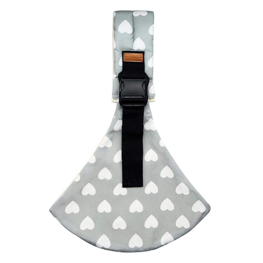 Baby Sling Carrier Newborn to Toddler Adjustable One-Shoulder Design with Hip Seat Support, Labor-Saving Baby Wraps Carrier 10-30 lbs(Heart) (Classic)