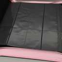 Toploader Binder, Holds 360 Top Loaders,9 Pocket Top Loader Binders for 3" x 4" Rigid Cards,Toploader Card Binder for Trading Cards Baseball, Football and other Sports Cards,(Pink)