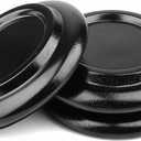 Eison Piano Caster for Grand Piano, Wood Piano Caster Cups Floor Protectors for Hardwood Floor,with Non-Slip & Anti-Noise Foam Piano Casters Pad, Set of 3,Black