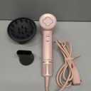 Cosy Companions High-Speed Ionic Hair Dryer, 150000 RPM Brushless Motor for 2-5 Min Fast Drying, Low Noise Blow Dryer Reduces Frizz & Heat Damage, Lightweight Hair Dryer with Diffuser & Nozzle, Pink
