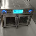 Emeril Lagasse Dual Zone 360 Air Fryer Oven Combo with French Door, 25 QT Extra Large, Cook Two Foods in Different Ways, Up to 60% Faster from Frozen to Finish, Pizza Stone Accessory