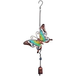 Sunset Vista Designs Metal and Glass Butterfly Bouncy Hanging Decoration