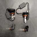 SEALIGHT H11/ h8/ h9 Bulbs, 5-Min Plug and Play, Quick Installation, Fanless Light No Noise, IP67 Non-Polarity, Powersports Accessory Lights, IP67 Waterproof, Pack of 2