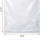 Clear Engine Storage Cover Bags, Extra-Thick Heavy-Duty Transparent PE Protective Covers for Engine Storage and Workshop Use, 39.4 x 47.2 in & 55.1 x 55.1 in, 5