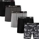 Champion Men's Performance Boxer Brief - 5 Pack, Large