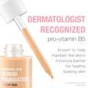 Neutrogena Healthy Skin Sensitive Skin Serum Foundation with Pro-Vitamin B5, Color Correcting & Pore Minimizing Liquid Foundation & Face Serum, Buildable Coverage, Light/Medium 02, 1 oz