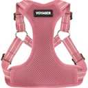 Best Pet Supplies Voyager Adjustable Dog Vest Harness Breathable No Pull Harness for Small, Medium, Large Dogs, Harness for Walking, Jogging, Easy Step-in, Reflective Stripes - Pink, S