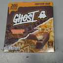  GHOST PROTEIN BAR, CHOCOLATE CARAMEL Flavor, 20G Protein, 2G Sugar, 4 Dual-Bar Packs, 9.2 oz (EXP 10/29/26)