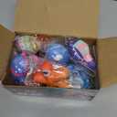 SNLN 12 Pcs Ocean Squishy Toys for Kids Under the Sea Party Favors Bulk for Birthday Gift Slow Rising Squishy Keychain Goodie Bag Filler Treasure Box Classroom Prize Ocean Themed Birthday Party Favors
