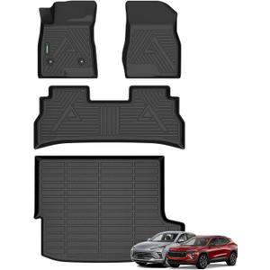 ANBINGO Floor Mats & Cargo Liner Set for 2024 2025 2026 Chevy Trax LS / 1RS / LT / 2RS / ACTIV & 2024 2025 2026 Envista/Preferred/Sport Touring/Avenir -Full Set