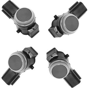 MANATEE 23428268 Front Rear Bumper PDC Parking Aid Sensor for Cadillac Chevy GMC Buick Bolt Silverado Impala Malibu Sierra 1500 2500 3500 HD Yukon XL Encore CTS CT6 XT5 XTS 84153946 (4PCS, Black)