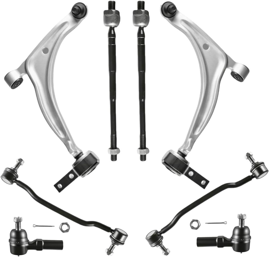 Front Lower Control Arm w/Ball Joint Fit for Nissan Altima 2002-2006, Maxima 2004 2005 2006 2007 2008 K620166 K620167-8 Set Suspension Kit