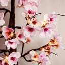 Uieke 4FT Cherry Blossom Tree, 48 Fairy Lights Artificial Lighted Tree for Home Inside Outdoor Spring Wedding Party Festival Decor, Warm White