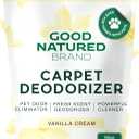 Good Natured Brand | Carpet Deodorizer & Freshener Powder | 31 oz Pet Odor Eliminator for Strong Odor & Pet Urine | Fresh Natural Vanilla Cream Scent | Safe for Homes with Pets