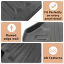 TripleAliners Truck Bed Mat Compatible with 2024 2025 Ford Ranger Accessories 5FT Vehicle Perfectly Flush All Weather Protection TPE Heavy Duty Pickup Car Bed Cargo Mat Bed Liner
