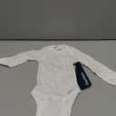 Gerber Unisex Baby Long-Sleeve Onesie Bodysuit Mitten Cuff Size Newborn 1PC White