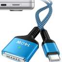 Macbook Air Charger Cord Pro, USB-C To Magsafe 3 Cable, 140w 6 Feet Apple Laptop Charging Cable Mag Safe 3 Magnetic For Apple Mac book Pro 16/14 Inch, Macbook Air 15/13 Cargador Fast Charging Mag safe (Blue)