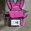 Adjustable Weighted Vest PACEARTH Ironsand Weight Vest with Six 1.5-lb Adjustable Weights, 20  lbs Total, Big Zipper Pouch, Home Workout Weight Vest for Men and Women in Cardio and Strength Training