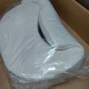 My Brest Friend Super Deluxe Nursing Pillow - Enhanced Comfort & Ergonomic Breastfeeding Pillow for Ultimate Support for Mom & Baby - Adjustable and with Handy Side Pocket,100% Organic Cotton Oat