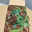 LATRORA 100 Pcs Artificial Roses Bulk Silk Chocolate Roses Tan Roses for Wedding Centerpieces Bridal Bouquet Mohter's Day Valentine's Day Home Decor