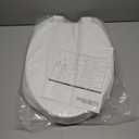Delta Faucet Morgan Elongated Slow-Close White Toilet Seat with Non-Slip Seat Bumpers, White 811903-WH