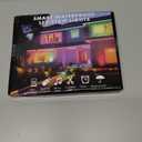 50FT RV Awning Lights, RGB RV Exterior Strip Light with Remote and App Control, IP68 Waterproof LED Lights for Motorhome Travel Trailer Canopy Party, Stands Food Trucks