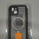 SPORTLINK for iPhone 14 Case Waterproof - Buit in Screen Protector [Compatible with MagSafe][IP68 Underwater][6.6FT Military Dropproof][Dustproof] Full Body Shockproof Phone Case 6.1" Black