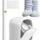 Disposable Toilet Cleaning System - Toilet Wand Kit with 18 High-Performance Refills, Wall Mounted Brush and Holder for Deep Cleaning Bathroom (Brush + 18 Refills)