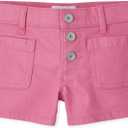 The Children's Place Girls Twill Fashion Shorts (12, In the Pink)