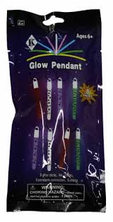 Halloween Glow Pendant Novelty Toy, 8 Pieces, Pack of 5