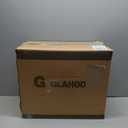 GLAHODEN Retractable Garden Hose Reel 1/2 in x 130 ft, 2025 Upgraded Dual Ratchet Lock UV & Freeze Protection Brass Seal Slow Retraction Anti-Tangle Hose 180Swivel Reinforced Scaffold Wall Mount (Light Gray)