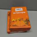 2 x Artscope Fall Decorative Throw Pillow Covers 18x18 Inch Set of 4, Happy Fall Pumpkin Truck Thankful Grateful Blessed Outdoor Farmhouse Pillow Cases for Home Sofa Couch-Pink Brown