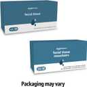 Amazon Basics Facial Tissue, 2-Ply, 160 Tissues per Box, 4 Boxes (640 total) (Previously Solimo)