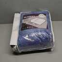 Electric Heated Blanket Queen Size 84"90" Dual Control, 5 Heating Settings & 10Hs Auto Off, Overheat Protect, Energy Efficient, for Sofa & Bed, Machine Washable, Denim Blue