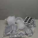 48Pcs Food Storage Container Set kitchen organizers Meal Prep Containers Lock Lids Reusable Plastic Lunch Box Snack Salad Containers 24 Boxes and 24 Lids Pantry and Kitchen Organization