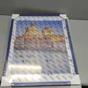 wyooxoo 18x24 Poster Frame Set of 3 Dark Blue Solid Wood Picture Frames Display Pictures 16x20 with Mat or 18x24 Without Mat Colorful Frame For Horizontal Vertical Wall Mounting