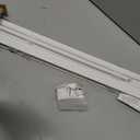 1" Cordless Mini Blinds 20" W x 36" H, White Vinyl Blinds, Horizontal Light Filtering Blinds, Window Blinds for Indoor Windows, Office, Kitchen, Bathroom and Living Room.