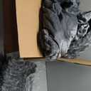 BEDELITE Fluffy King Size Comforter Set - Grey Fleece Soft Comforter for King Size Bed, Luxury Warm Bedding Set for Winter, Fuzzy Bed Set 3 Pieces (1 Comforter, 2 Pillowcases)