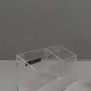 BEYGORM Magnetic Dry Erase Marker Holder for Whiteboard,Non-slip Acrylic Magnet Pen Holder for Fridge Refrigerator,Locker Organizer for Work,Locker Accessories,Pencil Cup for Desk,Marker Organizer (Clear)