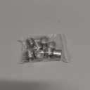 uxcell 8Pcs 304 Stainless Steel Spacer 1/2" OD x 3/8" ID x 3/8" Length(12x9x10mm) Screw Standoff Bushing Plain Finish Unthreaded Round Metal Spacer for M3 Screws Bolts and Rods, Silver
