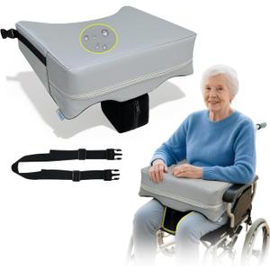 Wheelchair Table Tray Pillow, Wheelchair Lap Tray Cushion, Lap Buddy for Seniors Positioning, Patient Fall Prevention Safety Secure Accessories, Removeable Laptop Desk Reading Wedge