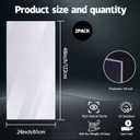 2 Pcs Polycarbonate Clear Plastic Sheet, 24" X 48" X 1/4"