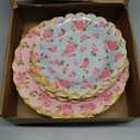 Pasimy 64 Pcs Floral Vintage Plates Paper Tea Party Tableware Set 9 Inch and 7 Inch Plates for Tea Party Birthday Baby Shower Wedding Bachelorette Supplies (Rose)